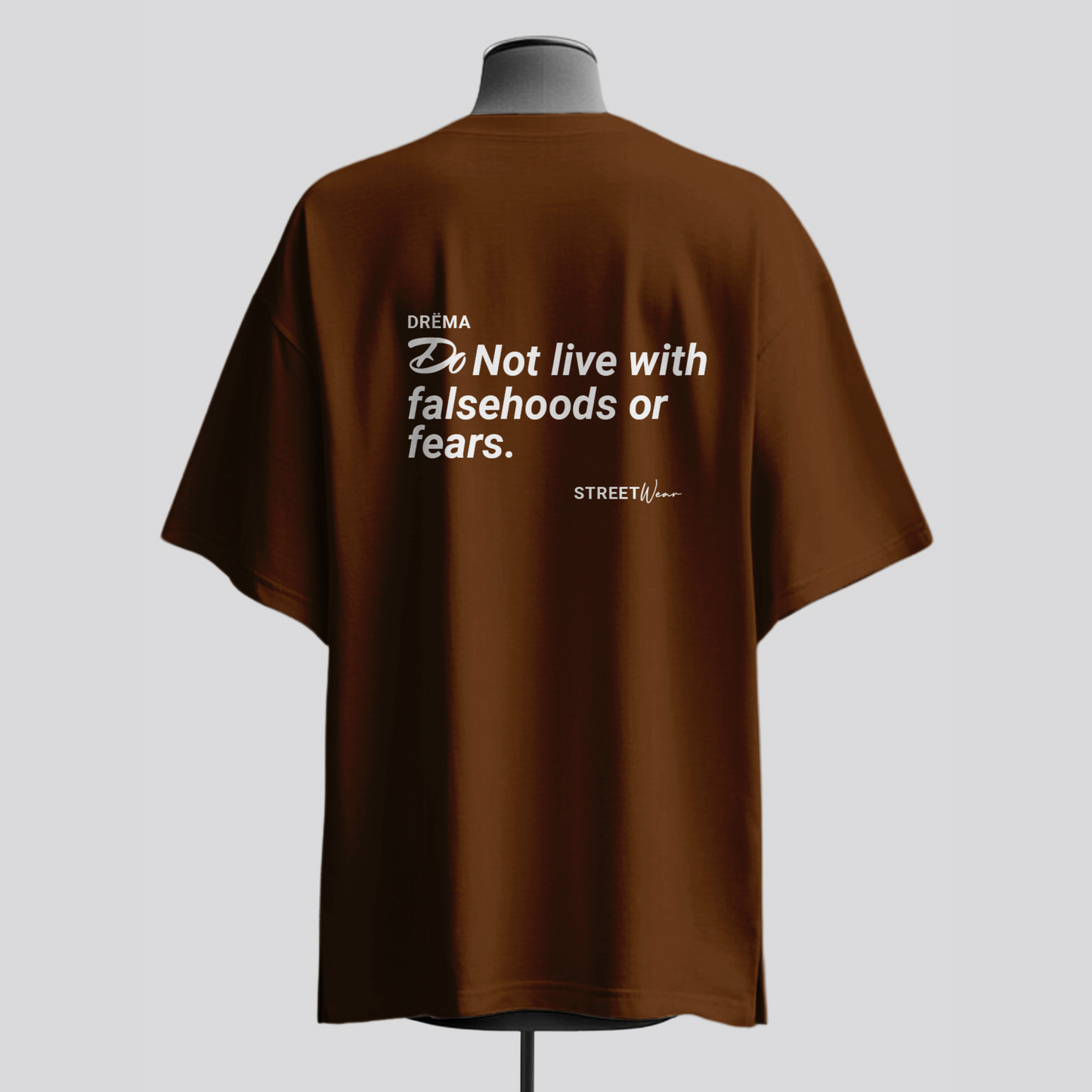 Drëma Oversized T-Shirt - Brown